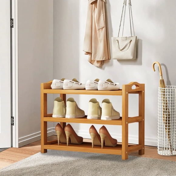 LSLJS Shoe Racks Bamboos Shoe Rack Home Floor Concise Shoe Rack Multi-Layer Shelf Dormitory Space Saving Storage Small Shoe Cabinet