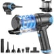 thumbnail image 2 of Aspiradora de mano para automóvil, 16000 PA, plumero de aire y aspiradora, aspiradora de mano de alta potencia de 120 W, inalámbrico, aspiradora portátil recargable con múltiples boquillas y luz, 2 of 8