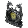 thumbnail image 2 of Mythical Dragon Duo Antique Look Desk Clock with Roman Numerals for Medieval Décor by Home 'n Gifts, 2 of 4