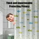 thumbnail image 4 of Cortina de Ducha Gruesa para Baño, Resistente Al Agua, con Barra, Tela Impermeable, Sin Perforaciones, 4 of 6