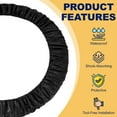 thumbnail image 4 of Uxcell Trampolines Spring Cover, Round Small Replacement Cover 6 Holes for Indoor Home Fitness 32 Inch & Black, 4 of 7
