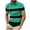 Green1, variant on yillto Big and Tall Tops for Men's Collared Short Sleeve Striped Golf Shirts Casual Work T Shirts