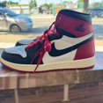 thumbnail image 3 of A i r-Jor-dan 1 Retro OG High Black Toe Reimagined - Men's Size 8 - DZ5485-106, 3 of 6