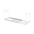 thumbnail image 2 of Luzkey Under Cabinet Basket Adjustable Carbon Steel Under Shelf Storage Rack Hanging Organizer Extendable Shelf Suitable for Kitchen Bathroom Office Bookshelf Desk White, 2 of 8