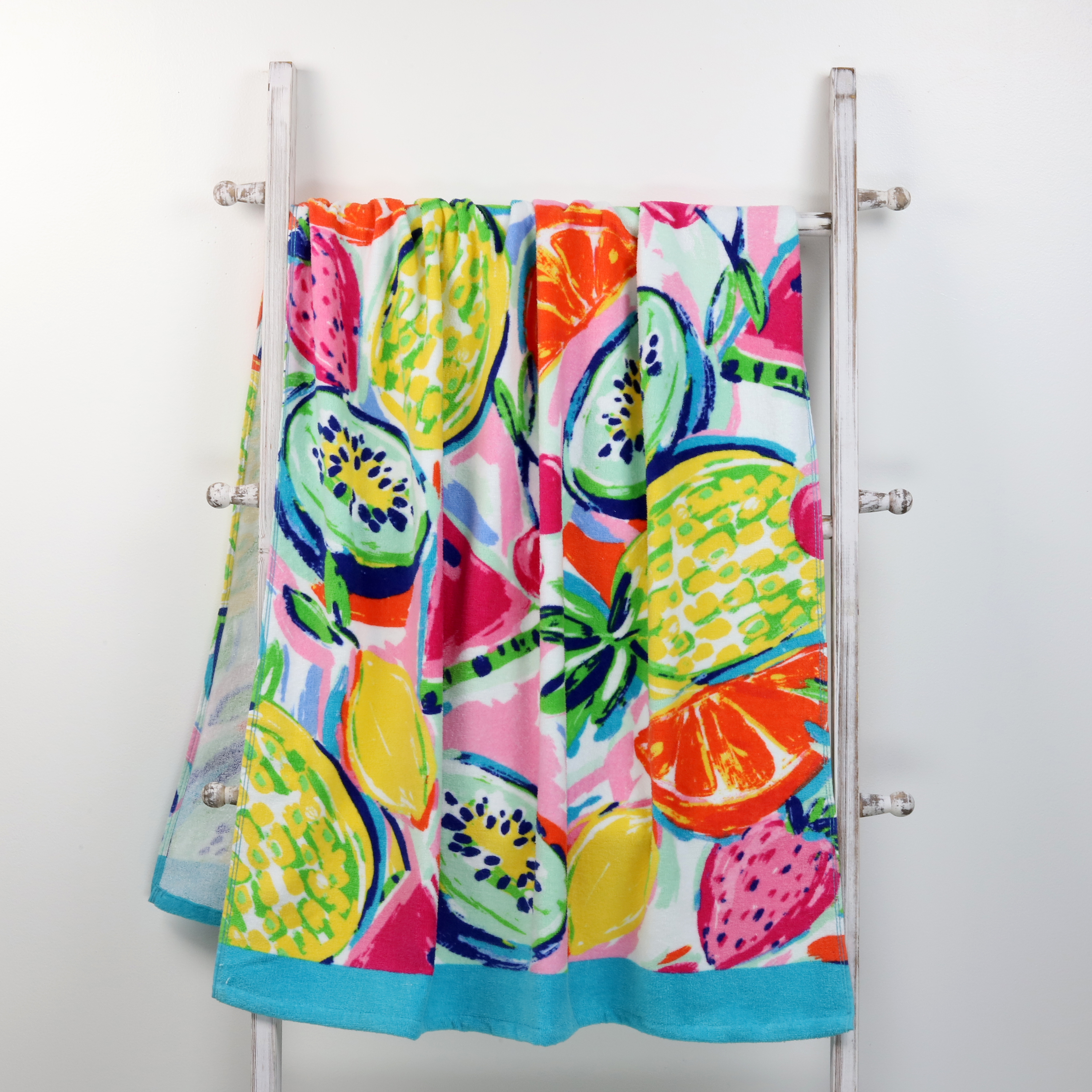 Mainstays Printed Sheared Beach Towel, Fruit - image 3 of 5