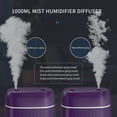 thumbnail image 3 of Amdohai 1000mL Mist Humidifier Diffuser Double Nozzle Cool Mist Night Light, 3 of 7