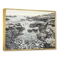 thumbnail image 2 of Designart "An Abstracted Gray Landscape I" Coastal Coral Under Water Floater Framed Wall Art Living Room, 2 of 5