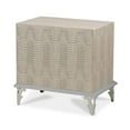 thumbnail image 3 of Michael Amini Hollywood Swank 2-Drawer Nightstand - Crystal Croc, 3 of 4