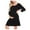 Black, variant on gakvbuo Maternity Dress For Women Plus Size Summer Baby Shower Pregnancy Dresses For Photoshoot Maternity Clothing Women's Pregnant Casual Sexy Fashion 3/4 Sleeves Breast-feeding Button Dress