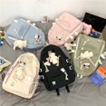 thumbnail image 3 of Mochila bonita de gran capacidad para estudiantes de secundaria, mochila escolar para mujeres, mochila para estudiantes universitarias, 3 of 5