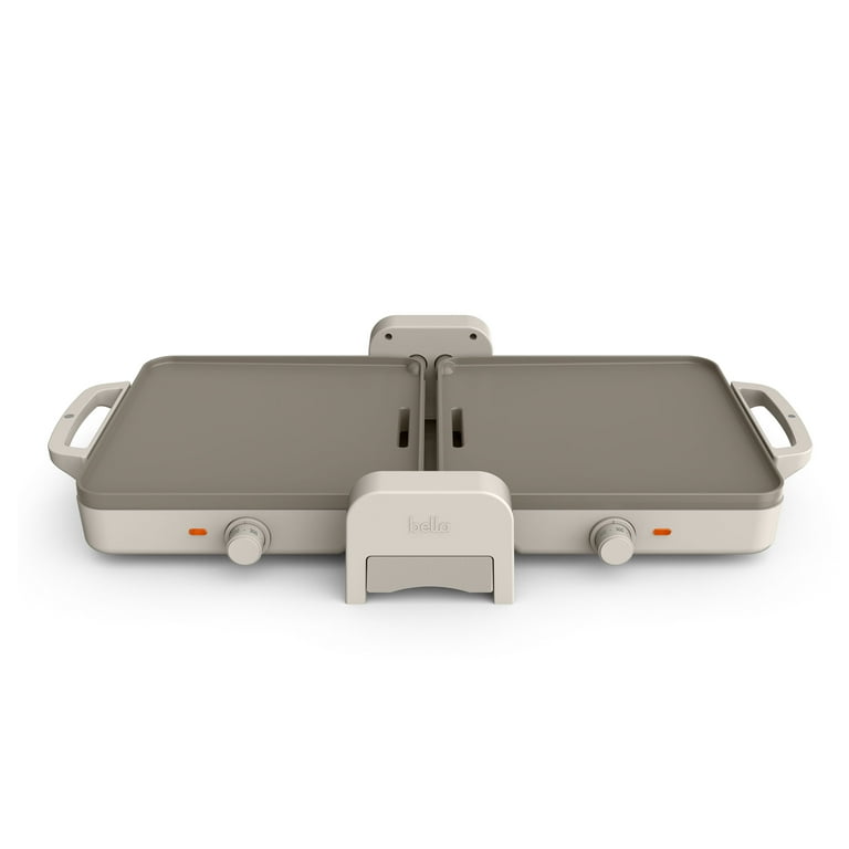 bella Fold Store Dual Temp Griddle, Oatmilk