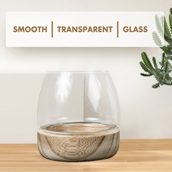 Luxshiny Small Bowl Glass Fish Bowls Assorted Color Multi- Room 1 Piece