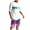 White, variant on Swim Suits for Men 2PC Big and Tall Oversized Short Sleeve Crewneck Shirt Elastic Waist Shorts Print Going Out Tracksuit
