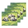 thumbnail image 2 of BZSMCE Towel Cotton Face Towel Soft Hand Towels Fashion Panda Meadow Nap Pattern, 2 of 9