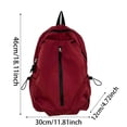 thumbnail image 3 of Weebloom School Backpack For Kids Boys Girls Versatile Hiking Travel Sports Backpack Bookbag Elementary Middle School Red, 3 of 3