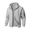 thumbnail image 5 of Colsmile Men's Hoodie Full Zip Lightweight Waffle Knit Sweatshirt Casual Long Sleeve Jacket with Pockets Spring Fall Winter, 5 of 10