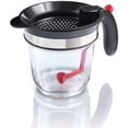 thumbnail image 1 of Oil Strainer, Versatile Kitchen Gadget for Removing Pulp From Fruit Juice, Silicone Plug Controls Release of Sauce and Fat, Large Rim Prevents Spilling Over, Ideal for Everyday, 1 of 7
