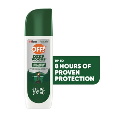 OFF! Deep Woods Inse Count Repellent VII, Mosquito Bug Spray, 6 fl oz