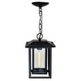 thumbnail image 4 of CWI Lighting Winfield 1 Light Farmhouse Metal Outdoor Hanging Light in Black, 4 of 5