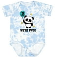 thumbnail image 3 of Inktastic Twins 2nd Birthday Panda Boys or Girls Baby Bodysuit, 3 of 5