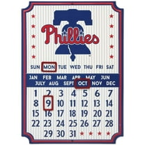 Philadelphia Phillies 10'' x 14'' Metal Calendar