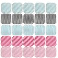 thumbnail image 1 of 50PCS Paper Plate 7" Disposable Striped Plate Party Plate Party Supplies, 1 of 8