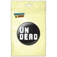thumbnail image 1 of Undead Black White Pinback Button Pin Badge, 1 of 2