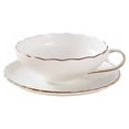thumbnail image 1 of QualitChoice European Style Ceramic Drinking Equipment Afternoon Tea Cup Saucer Set Coffee Cups Desktop Shop Cafe Party Teacup, 1 of 6