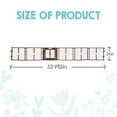 thumbnail image 4 of Regalo Superwide Plastic Gate & Play Yard with Door, Brown, 4 of 13