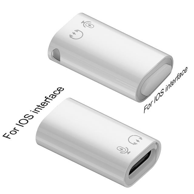 Likrtyny Adaptador USB Portátil Con Conector 8 Pines A Tipo C3.1 para IPhone IPad (tipo C)