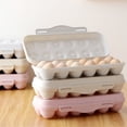 thumbnail image 4 of FUEENIRVA 2Pcs Portable Eggs Box PP Anti-collision Egg Storage Egg Preservation Household Users, 4 of 8