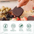 thumbnail image 5 of Verse 90% Dark Chocolate Mint Squares - Gluten Free, Keto, Low Sugar Snack - Creamy Dark Cocoa - Only 1g Cane Sugar- Individually Wrapped Vegan Cacao Chocolate Squares (9 Count, 4 Pack), 5 of 7