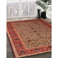 thumbnail image 3 of Ahgly Company Machine Washable Indoor Square Traditional Tomato Red Area Rugs, 3' Square, 3 of 7