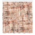 thumbnail image 3 of Ambesonne Grunge Shower Curtain, Abstract Lines Illustration, 69"Wx70"L, Pale Rust, 3 of 3