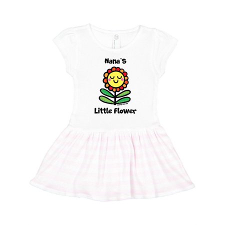

Inktastic Nanas little Flower Gift Toddler Girl Dress