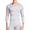 Gray, variant on Men Silk Thermal Underwear Shirts Mulberry Silk Lightweight Long Johns Base Layer Tops