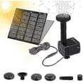 thumbnail image 1 of Solar Pond Pump With Built-in 4 Fountain Styles For Outdoor_Perfect Gift, 1 of 4