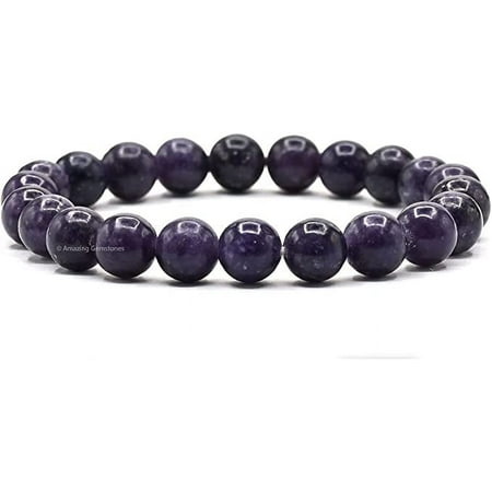 Amazing Gemstone Lepidolite Crystal Bracelet Adjudtable