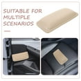 thumbnail image 3 of SHOWERORO Cojín Para Auto Beige De Cuero PU Soporte Multifuncional Para Y Consola, 3 of 5