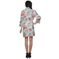 thumbnail image 4 of Moomaya Printed Bathrobe For Girls Kimono Bathrobes For Women Short Nightgown, 4 of 5