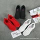 thumbnail image 4 of Zapatos de Baile de Jazz rojos para niñas, zapatillas transpirables de malla de verano 2024, aumento de Color sólido, cojín de aire de fondo suave para mujeres, danza moderna, 4 of 5