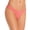 Peach, variant on Aqua Swim Womens Smocked Scoop Bikini Swim Bottom