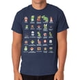 thumbnail image 2 of Super Mario T-Shirt Men's Character Grid Short Sleeve Graphic Top, 2 of 5