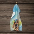 thumbnail image 4 of Dachshund Hippie Dawg Kitchen Towel 15 in x 25 in, 4 of 6