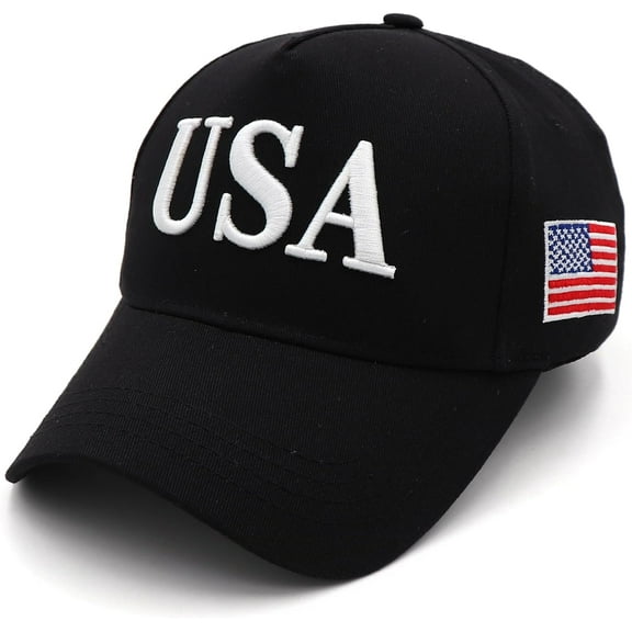 Trump 2024 45-47 MAGA Hat Make America Great Again Donald Trump Slogan with USA Flag Baseball Cap