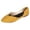 Yellow, variant on Womens Suede Flat Shoes V Cut Pointed Toe Business Casual Shoes Lightweight Solid Color Sandals Slip on Ballet Dress Shoes Yellow Size 6.5