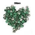 thumbnail image 1 of Four Claw Rivets 200Pcs Square Rivets Metal Stylish DIY Shoes Bags Hats Decoration Accessories 9mm, 1 of 8