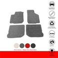 thumbnail image 2 of Ikon Motorsports Compatible with 99-05 Volkswagen Gli Golf Jetta Mk4 OE Factory Style Gray Nylon Carpet Car Floor Mats Front Rear 4pcs, 2 of 2