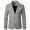 Dark Gray, variant on Vedolay Fall Tops for Men Casual Blazer Professional Work Suit Jacket with Pockets,Beige M