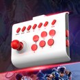 thumbnail image 1 of Gamepad portátil 3 modos de conexión Joystick para juegos para PS4/PS3/PC (blanco + rojo), 1 of 9